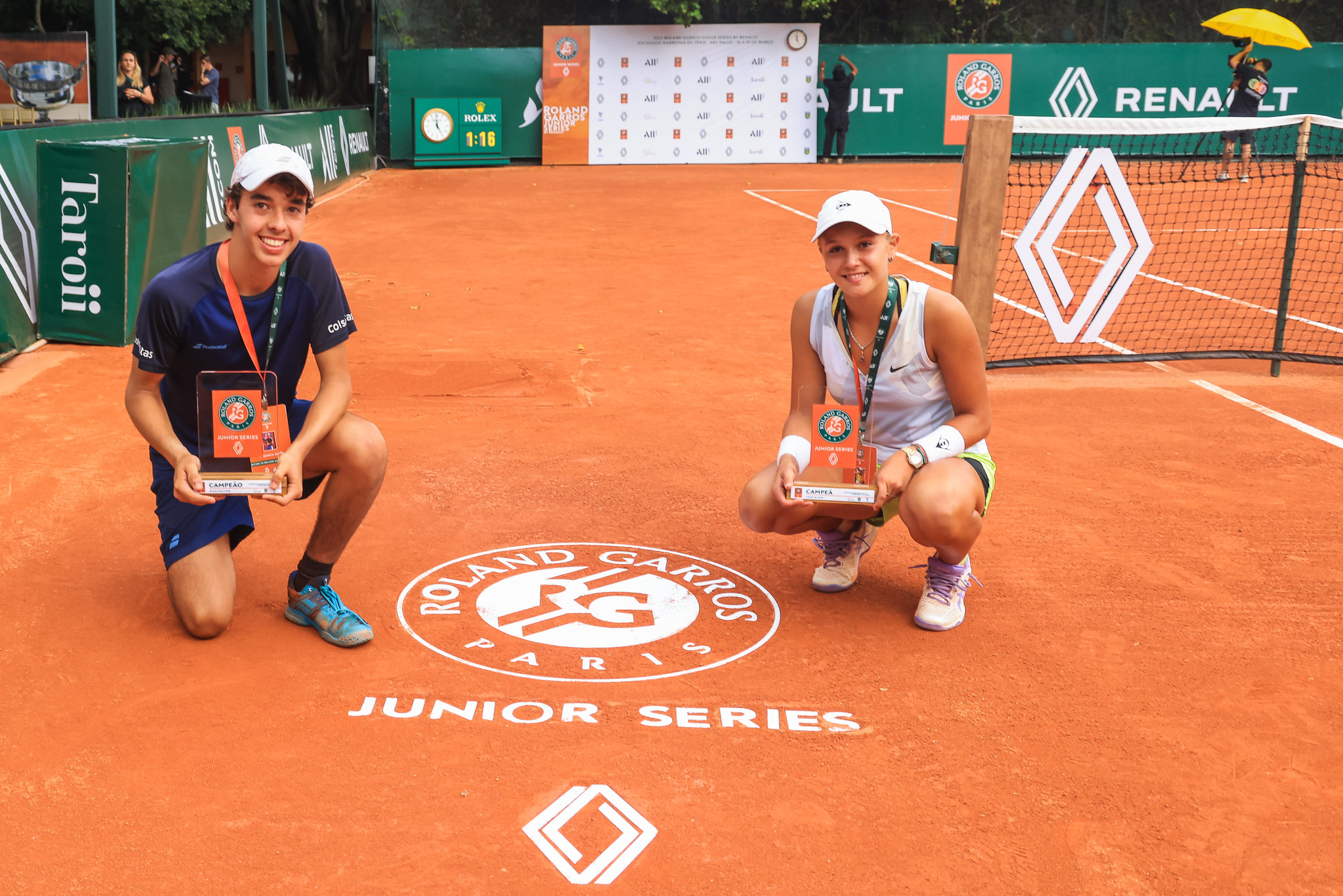 Arcila y Larraya, campeones de la Roland Garros Junior Series by Renault