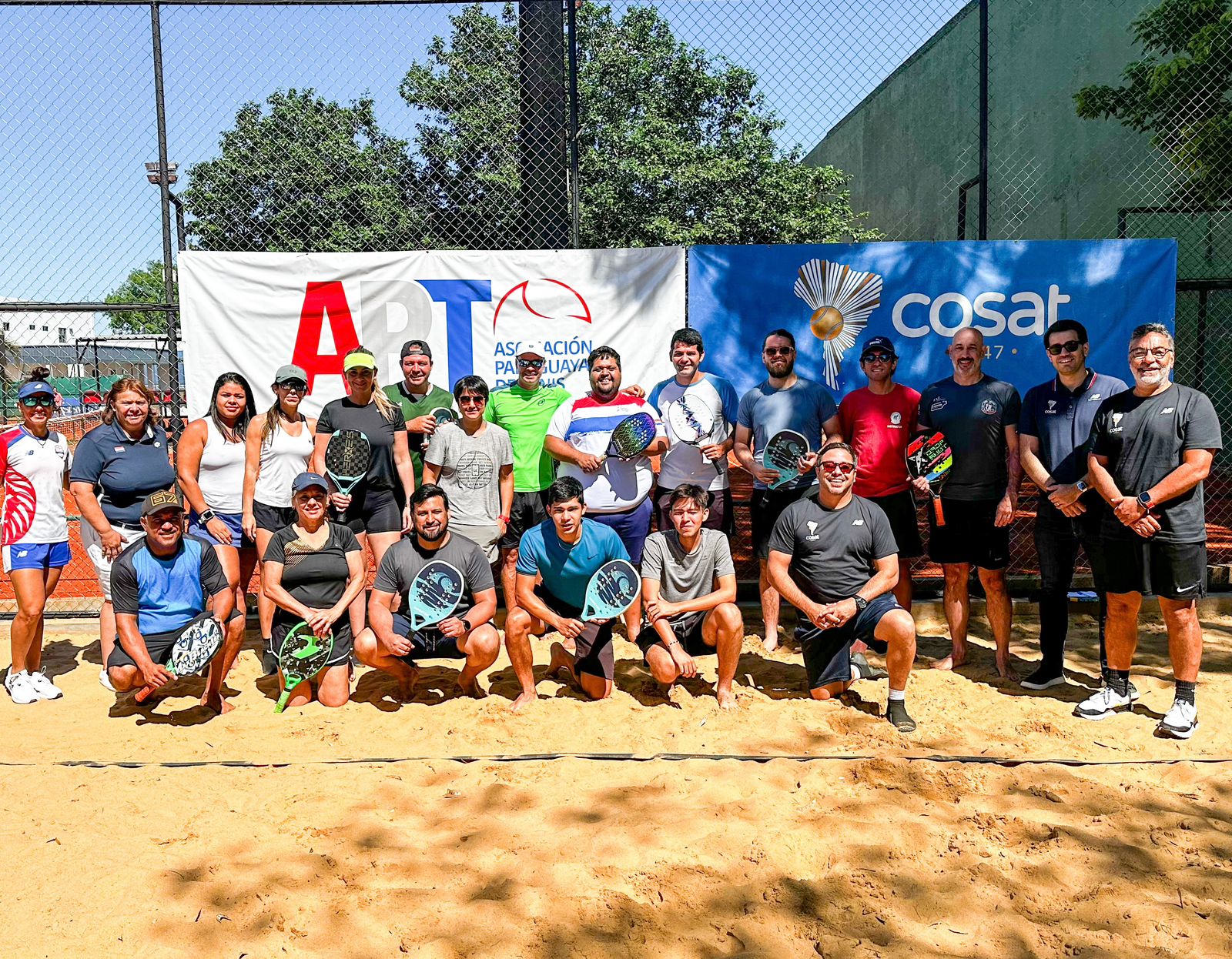 Primer curso COSAT para entrenadores de Beach Tennis en Paraguay