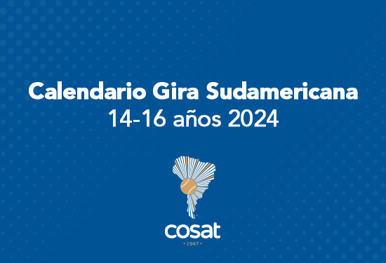 Calendario Gira Sudamericana 2024