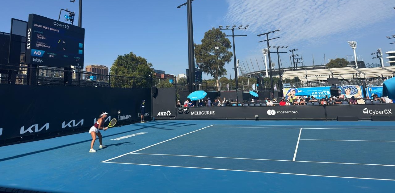 Balderrama y Storck Franca en el Australian Open Junior